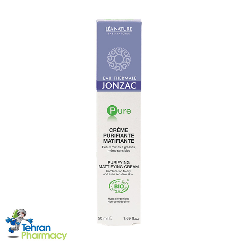 کرم مرطوب کننده و مات کننده ژونزک - JONZAC Mattifying Purifying Cream